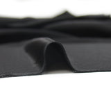 Crêpe satin polyester noir