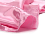 Satin Polyester uni rose clair