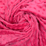 Polaire minky relief fuchsia