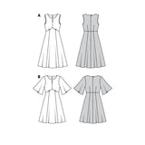 Patron Burda n°6133: Robe