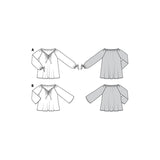 Patron Burda n°6227: Blouse