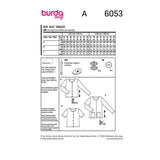 Patron Burda n°6053 : Veste
