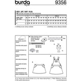 Patron Burda n°9356: Jupes à poches enfant