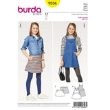 Patron Burda n°9356: Jupes à poches enfant