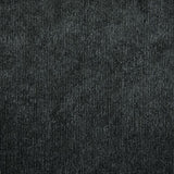 Velours polyester fines côtes noir