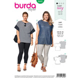 Patron Burda n°6445: Tee-shirt encolure ronde
