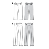 Patron Burda n°6432: Pantalon évasé