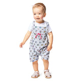 Patron Burda n°9337: Salopette enfant