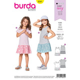 Patron Burda n°9341: Robe Tee-shirt enfant