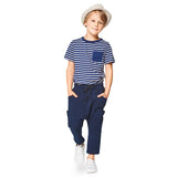 Patron Burda n°9342: Pantalon à coulisse enfant
