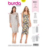 Patron Burda n°6423 : Robe à bretelle