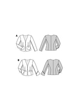Patron Burda n°5897 : Veste
