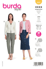Patron Burda n°5897 : Veste