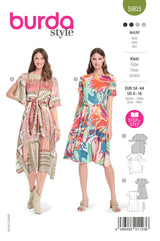 Patron Burda n°5903 : Robe