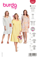 Patron Burda n°5907 : Robe