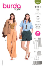 Patron Burda n°5912 : Pantalon