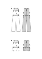 Patron Burda n°5914 : Combinaison & Blouse