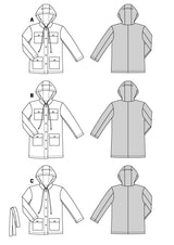 Patron Burda n°5923 : Parka