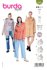 Patron Burda n°5923 : Parka