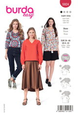 Patron Burda n°5924 : Blouse