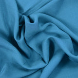 Voile viscose bleu pétrole