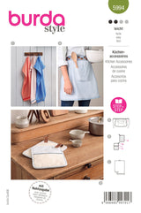 Patron Burda n°5994 : Accessoires de cuisine