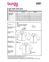 Patron Burda n°5997 : Blouse