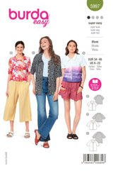 Patron Burda n°5997 : Blouse