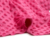 Polaire minky relief fuchsia