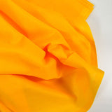 Coton uni jaune safran