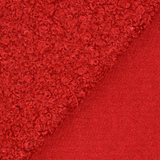 Lainage bouclette rouge
