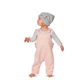 Patron Burda n°9295: Salopette entrejambe boutonnée enfant