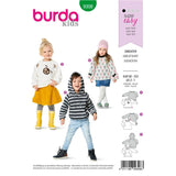Patron Burda n°9308 : SweatShirt Enfant
