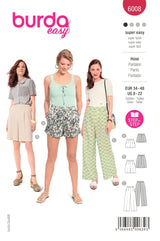 Patron Burda n°6008 : Pantalon