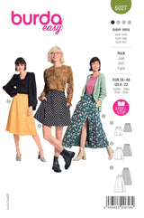 Patron Burda n°6027 : Jupe