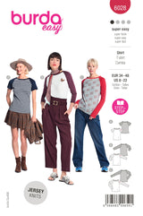 Patron Burda n°6028 : Tshirt