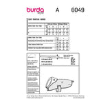 Patron Burda n°6049 : Manteau pour chien