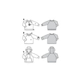 Patron Burda n°9308 : SweatShirt Enfant
