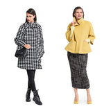 Patron Burda n°6372: Veste raglan