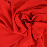 Popeline de viscose rouge