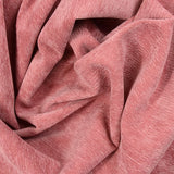 Velours polyester côtelé rose