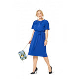 Patron Burda 6305 - Robe plis à l'encolure