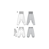 Patron Burda 6316 - Pantalon Sarouel