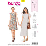 Patron Burda 6339 - Robe col bateau