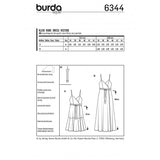 Patron Burda 6344 - Robe portefeuille