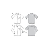 Patron Burda 6349 -Chemise Homme
