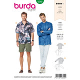 Patron Burda 6349 -Chemise Homme