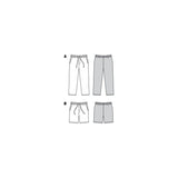 Patron Burda 9324 - Pantalon et short enfant