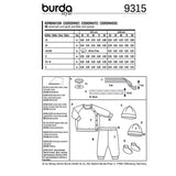 Patron Burda n°9315 Ensemble bébé