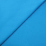 Satin de coton bleu azur